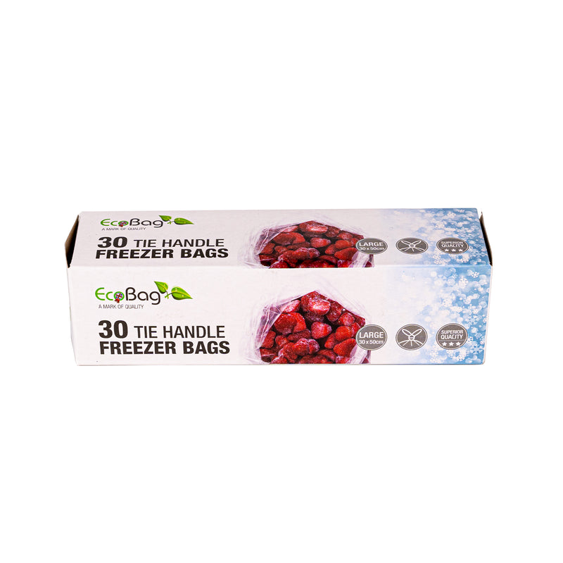 3 x 30 Tie Handle Freezer Bags