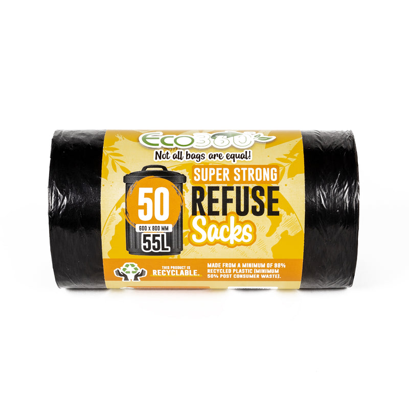 50 Superstrong Refuse Sacks 55 Litre